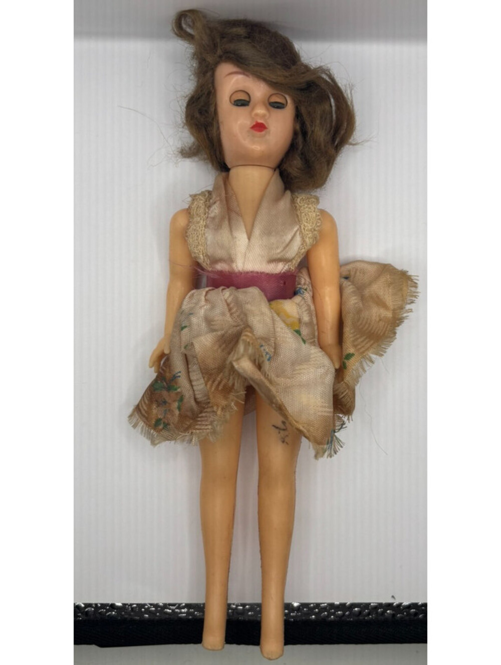 Vintage ATC Blinky Eyes Doll 7.5”  British Hong Kong